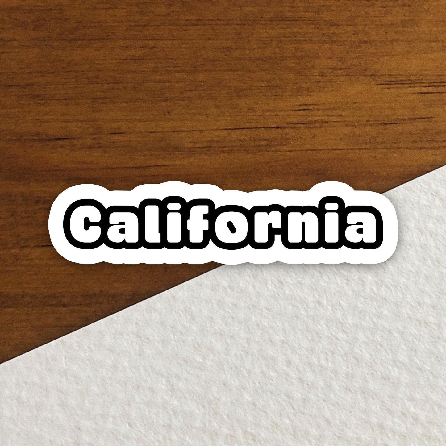 California Sticker, State Sticker, Water Bottle Sticker, Journal Sticker, Laptop Sticker, Room Decor