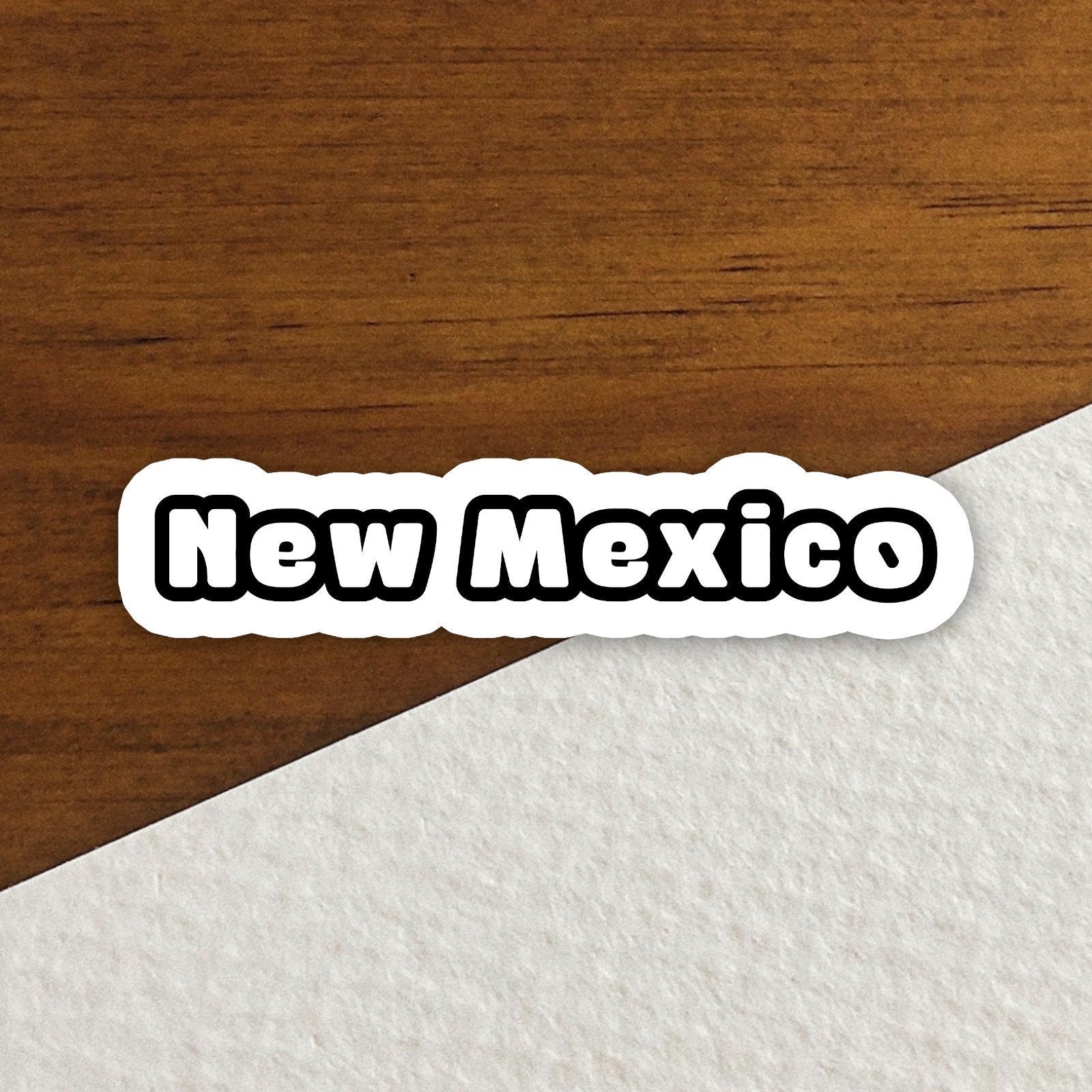 New Mexico Sticker, State Sticker, Water Bottle Sticker, Journal Sticker, Laptop Sticker, Room Decor