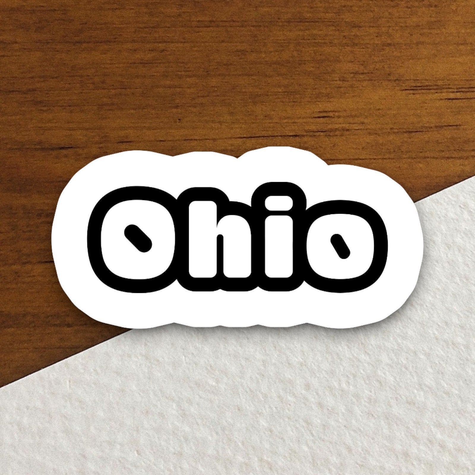 Ohio Sticker, State Sticker, Water Bottle Sticker, Journal Sticker, Laptop Sticker, Room Decor