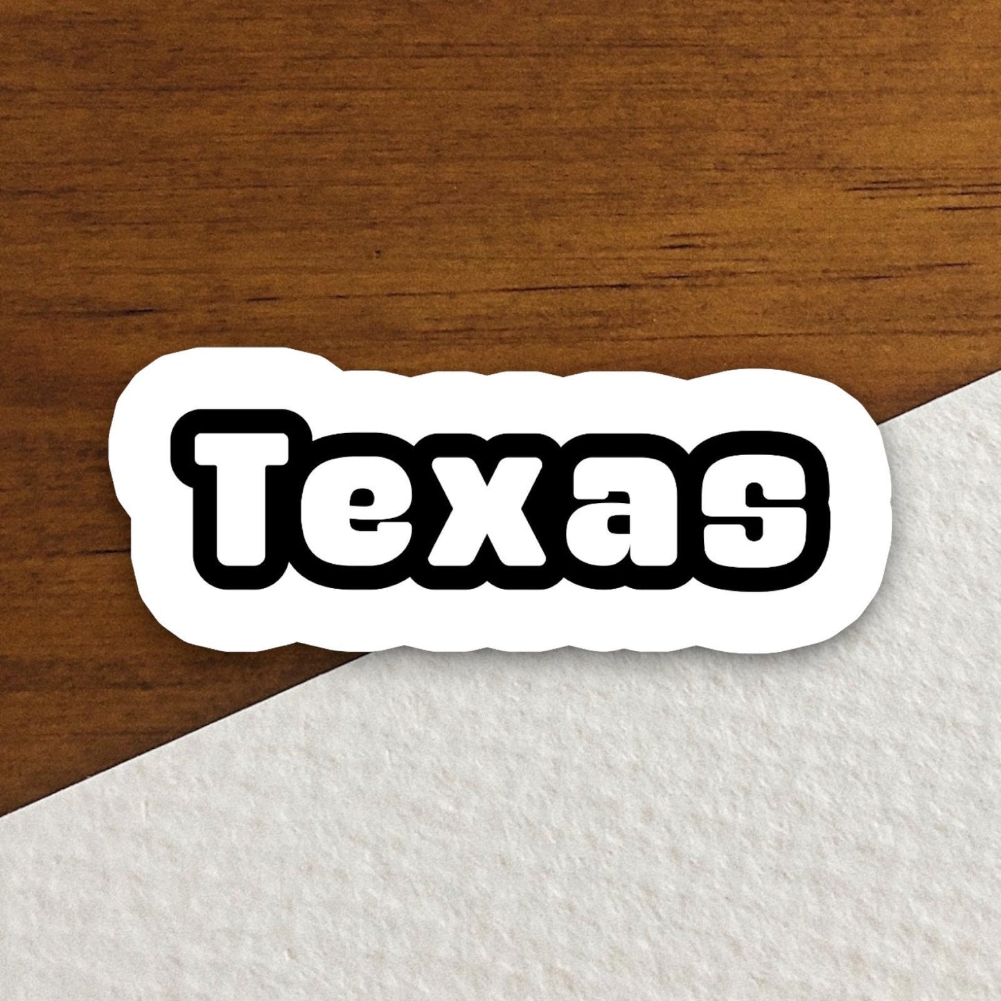 Texas Sticker, State Sticker, Water Bottle Sticker, Journal Sticker, Laptop Sticker, Room Decor