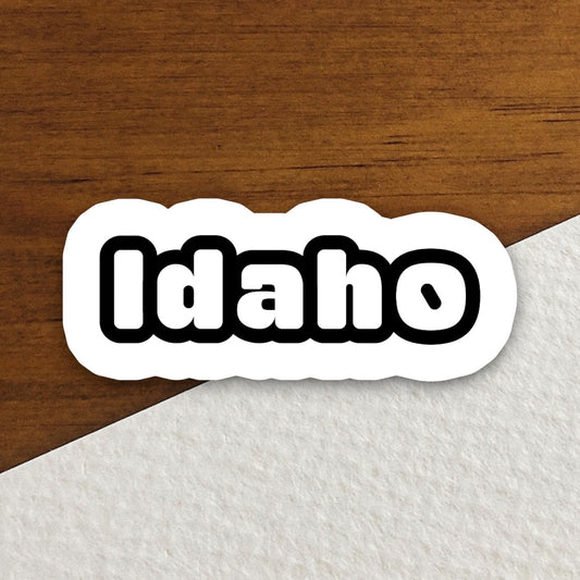 Idaho Sticker, State Sticker, Water Bottle Sticker, Journal Sticker, Laptop Sticker, Room Decor