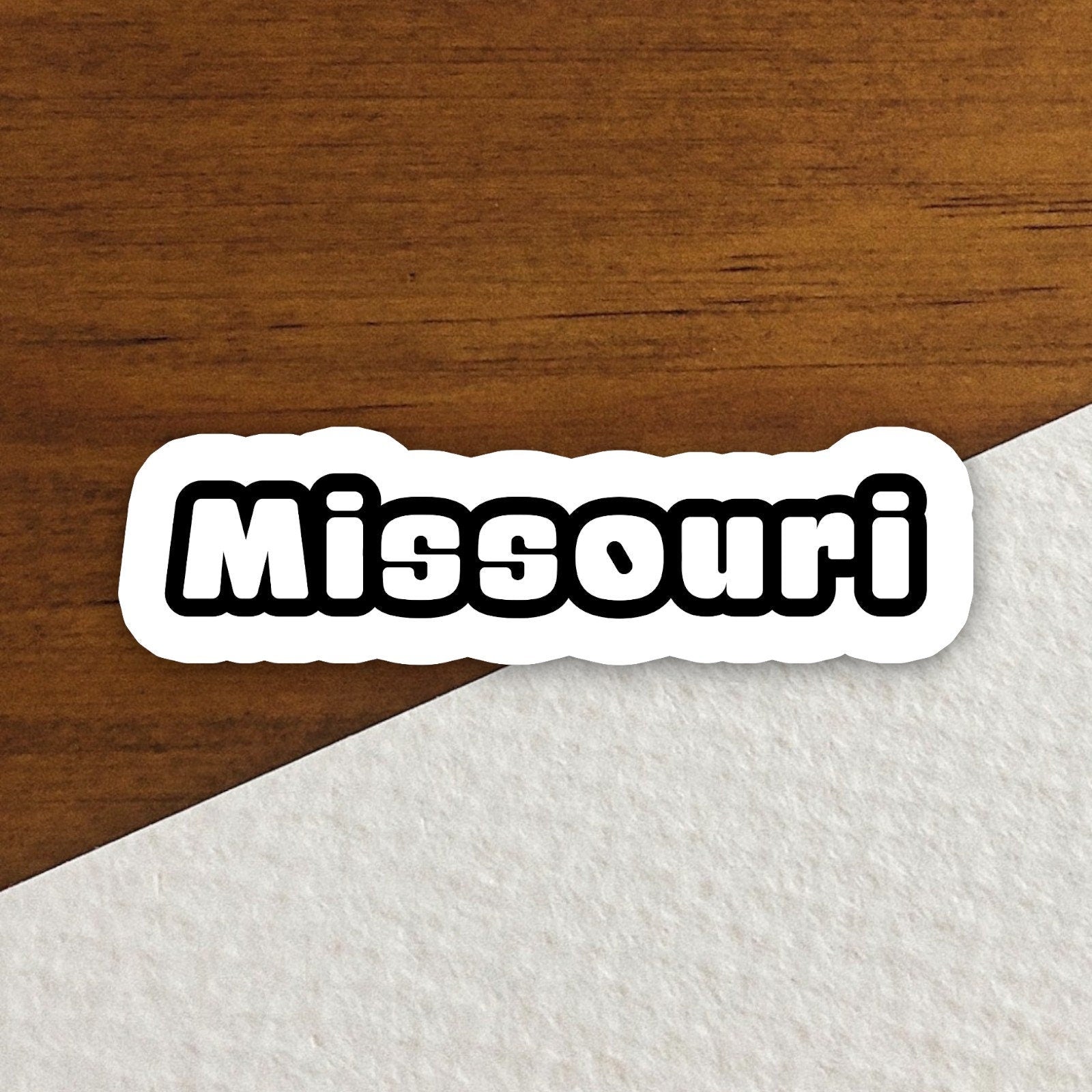 Missouri Sticker, State Sticker, Water Bottle Sticker, Journal Sticker, Laptop Sticker, Room Decor