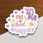 Pre-School Is Magical Sticker, Teacher Sticker, Education Sticker, School Sticker, Cute Sticker, Room Decor, Back to School