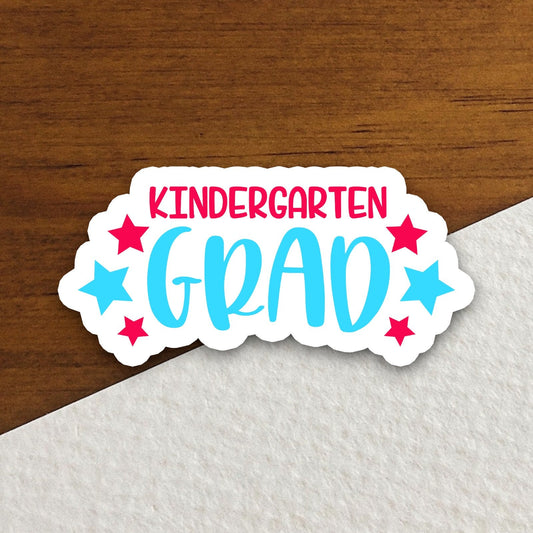 Kindergarten Grad Sticker, Teacher Sticker, Education Sticker, School Sticker, Cute Sticker, Room Decor, Back to School