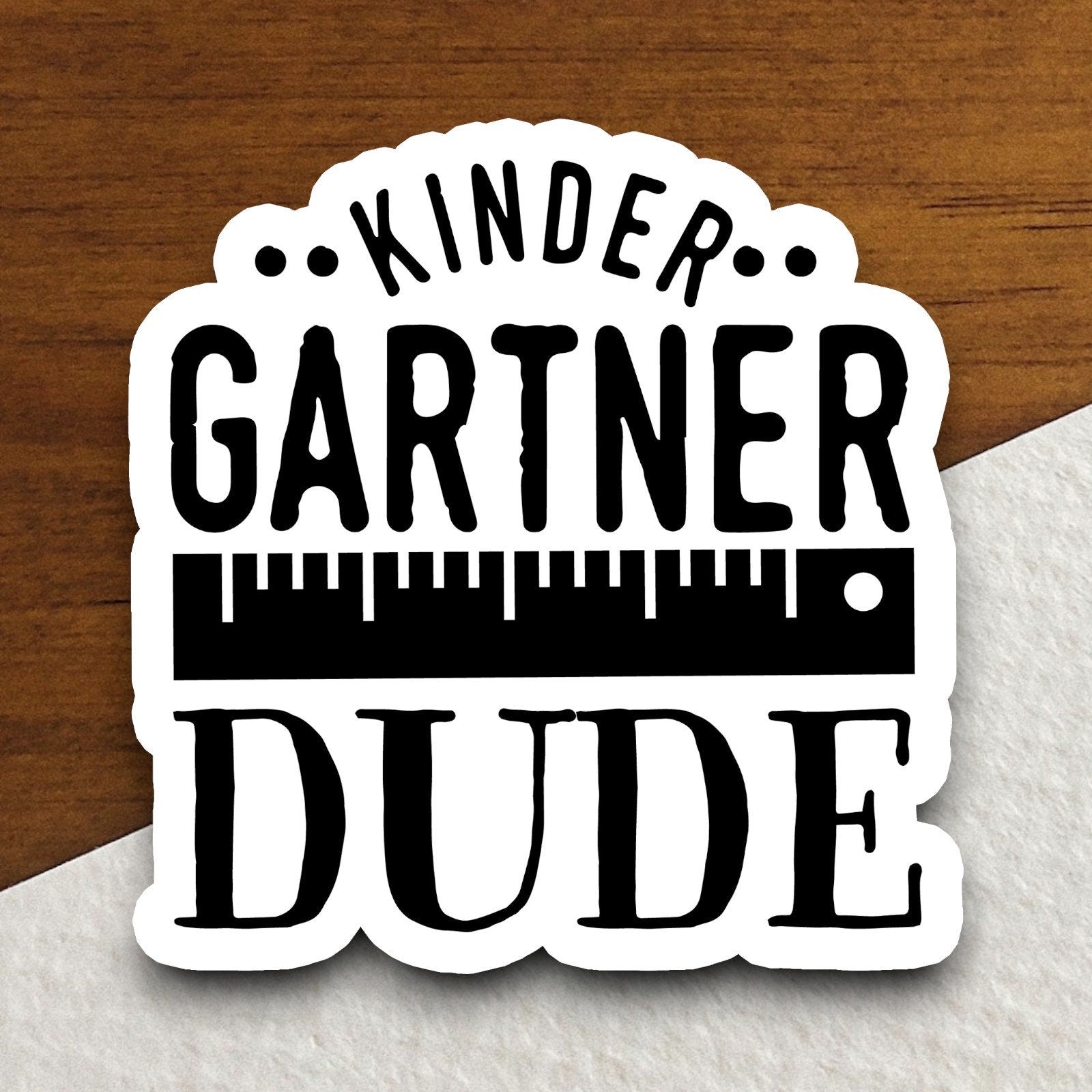 Kindergarten Dude Sticker, Teacher Sticker, Education Sticker, School Sticker, Cute Sticker, Room Decor, Back to School