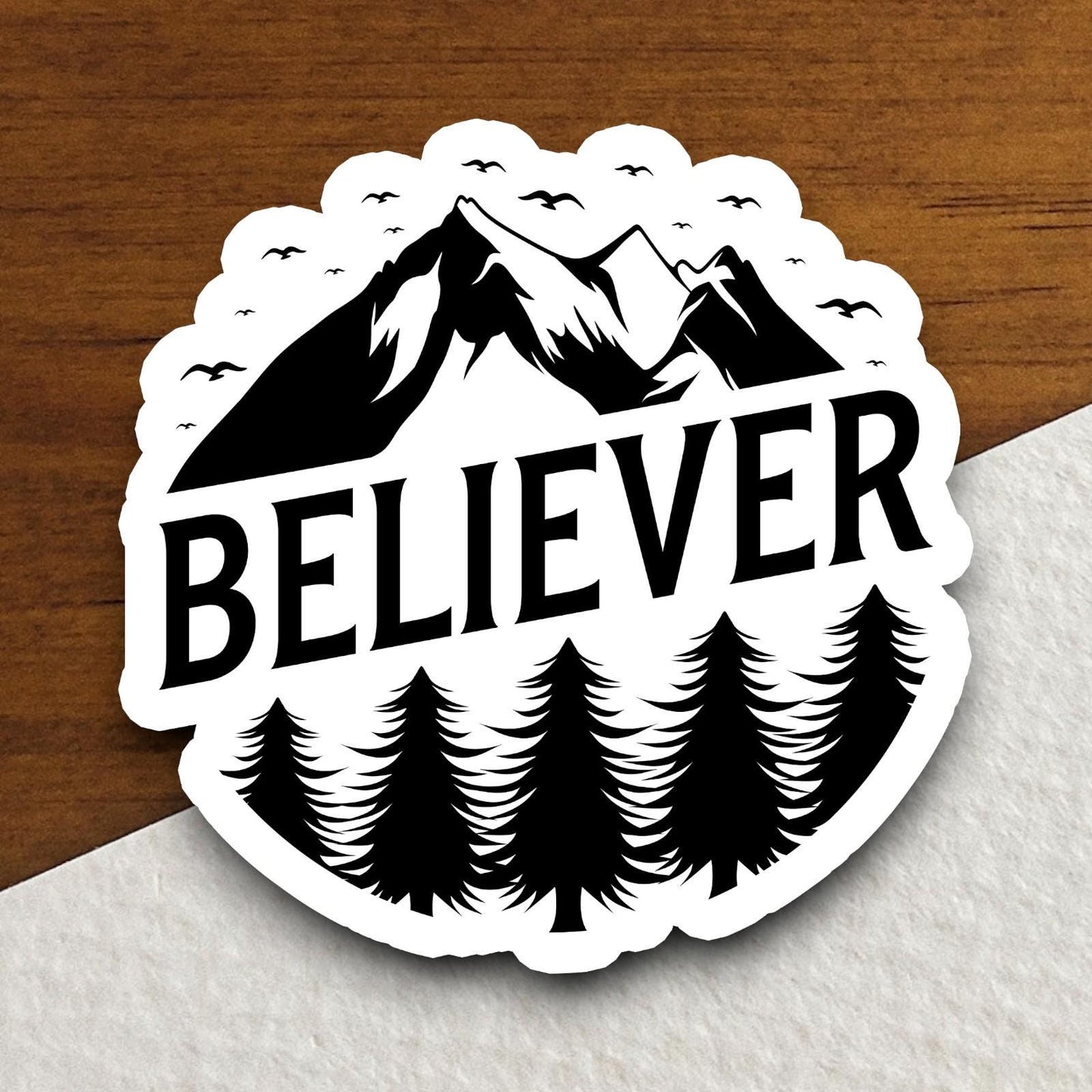 Believer sticker, Religious Sticker, Faith Sticker, Worship Sticker, Christian Sticker, Scripture Sticker, Room Décor